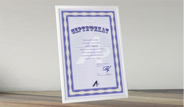 Диплом/грамота/сертификат А4 (4+0, цветная с одной стороны)