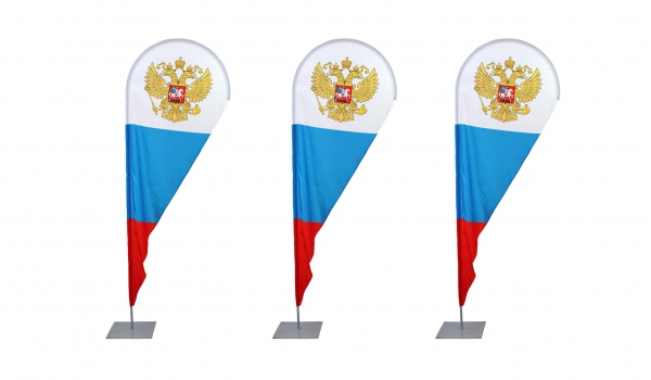ФЛАГ капля ДЛЯ МОБИЛЬНОГО ФЛАГШТОКА